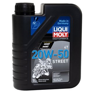 Engineoil Engine Oil LIQUI MOLY Street 20W-50 1 liter