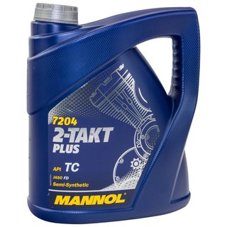 Motorl Gemisch l MANNOL 2-Takt Plus API TC 4 Liter
