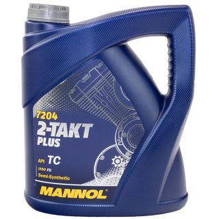 Motorl Gemisch l MANNOL 2-Takt Plus API TC 4 Liter