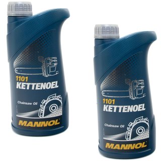 Motorsge Kettensge L Kette Kettenl MANNOL MN1101-1 2 X 1 Liter