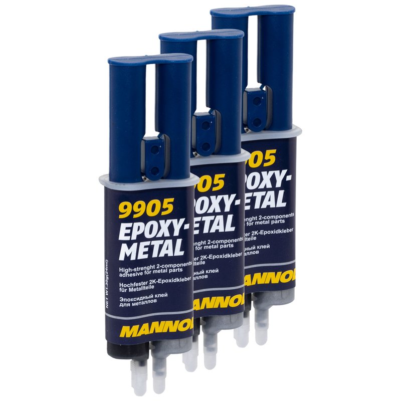 MANNOL Zweikomponentenkleber Epoxy- Metall 9905 3 X 30 g online i, 10,49 €