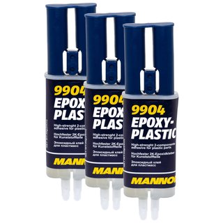 Two-component adhesive Twocomponentadhesive Epoxy- Plastic MANNOL 9904 3 X 30 g
