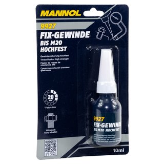 Schraubensicherung Schrauben Sicherung hochfest Fix Gewinde MANNOL 10 ml