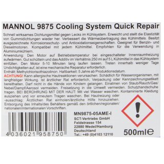 Cooler Cooling System Quick Repair leakproof MANNOL 9875 500 ml