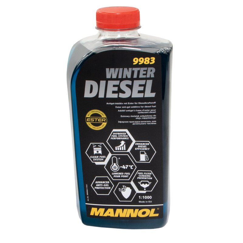 RAVENOL Diesel Heizöl Fließverbesserer 1:1000 Frostschutz Additiv 1 Liter  1L 4014835320383