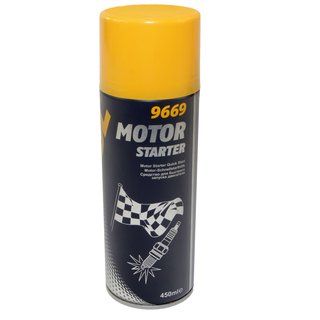 Starter Spray Starterspray Start Fix Starthilfe Motor MANNOL 2 X 450 ml