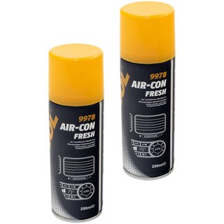 Airconditioner disinfection Air Con Fresh MANNOL 2 X 200 ml