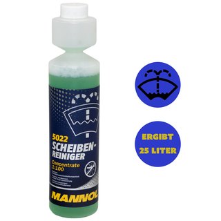 Windscreen Cleaner Concentrate Summer MANNOL 250 ml