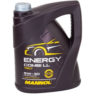 Motorl Motor l MANNOL Energy Combi LL 5W-30 API SN 5 Liter