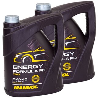 Motorl Motor l MANNOL Energy Formula PD 5W-40 API SN 2 X 5 Liter