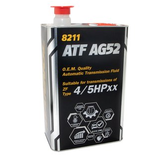 Gearoil Gear oil MANNOL ATF AG52 Automatic Special 4 liters