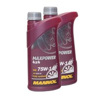 Gearoil Gear Oil MANNOL Maxpower 4x4 75W-140 API GL 5 LS...