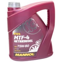 Gearoil gear oil MANNOL manual gear MTF-4 API GL 4 75W-80...