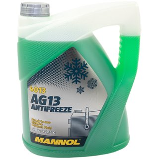 Kühlerfrostschutz MANNOL Hightec Antifreeze 5 Liter Fertiggemisch -40°C grün