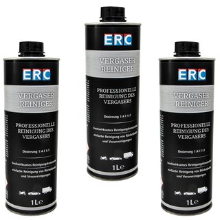 ERC Vergaser Reiniger 3 Stück á 1 Liter