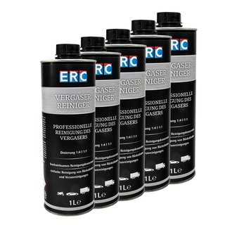 ERC Vergaser Reiniger 5 Stck  1 Liter