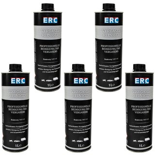 ERC Vergaser Reiniger 5 Stck  1 Liter