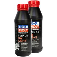 Forkoil Fork Oil LIQUI MOLY Motorbike 5W light 2 X 500 ml