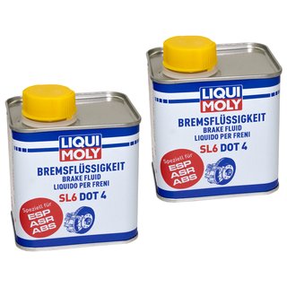 Brakefluid LIQUI MOLY SL6 DOT-4 2 X 500 ml