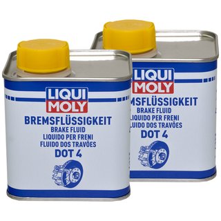 Brakefluid LIQUI MOLY DOT-4 2 X 500 ml