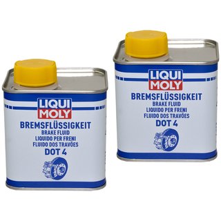 LIQUI MOLY Bremsflüssigkeit DOT-4 4 Stück á 500 ml