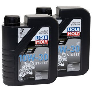 Engineoil Engine oil LIQUI MOLY Street 10W-30 2 X 1 liter