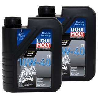 Engineoil Engine Oil LIQUI MOLY mineral 10W-40 2 X 1 liter