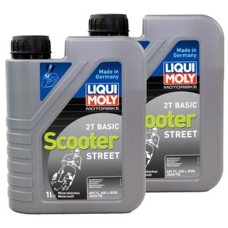 Engineoil Engine Oil LIQUI MOLY Basic Scooter 2T 2 X 1 liter