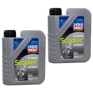 Engineoil Engine Oil LIQUI MOLY Basic Scooter 2T 2 X 1 liter