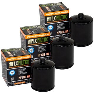 lfilter Motor l Filter Hiflo schwarz HF171BRC Set 3 Stck