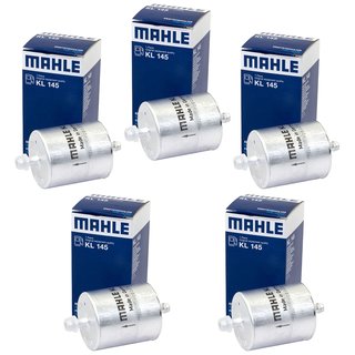 Fuel filter Set 5 pieces Mahle KL145