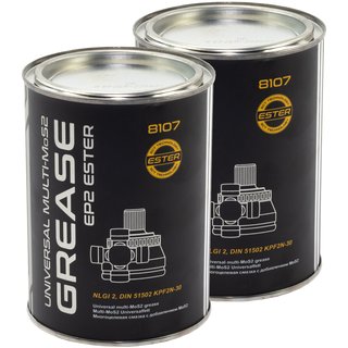 Grease EP-2 Multi.MoS2 Universalgrease 8107 MANNOL 2 X 800 g