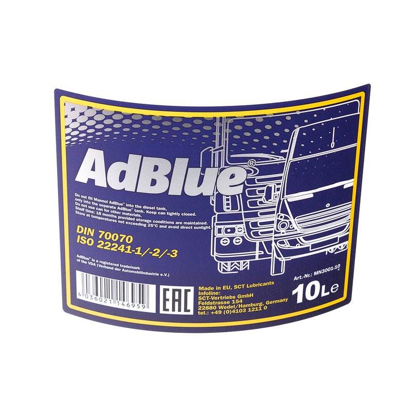 MANNOL AdBlue Harnstofflösung Abgasreinigung Diesel TDI CDI HDI 1
