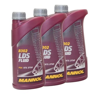 Hydraulic fluid MANNOL LDS Fluid 3 X 1 liter