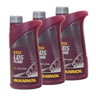 Hydraulic fluid MANNOL LDS Fluid 3 X 1 liter