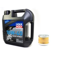 Engine oil mineral 10W40 4 liters + oil filter OX119