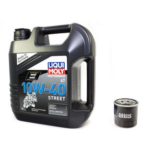 Motorl Set Street 10W40 4 Liter + lfilter SM134