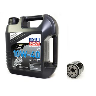 Motorl Set Street 10W40 4 Liter + lfilter SM134
