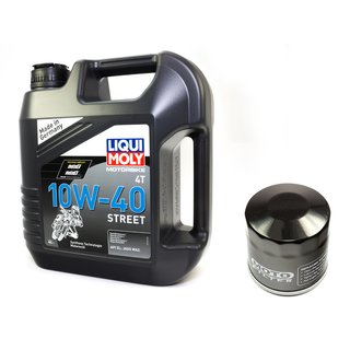 Motorl Set Street 10W40 4 Liter + lfilter MF138