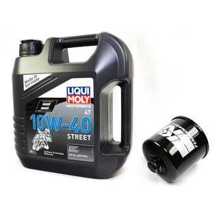 Motorl Set Street 10W40 4 Liter + lfilter KN138