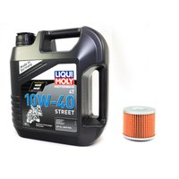 Motorl Set Street 10W40 4 Liter + lfilter HF151