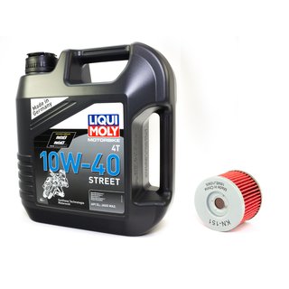 Motorl Set Street 10W40 4 Liter + lfilter KN151