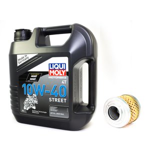 Motorl Set Street 10W40 4 Liter + lfilter OX119