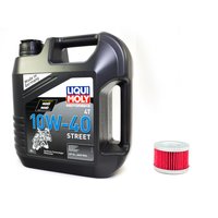 Motorl Set Street 10W40 4 Liter + lfilter KN112