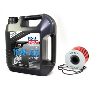 Motorl Set Street 10W40 4 Liter + lfilter KN133