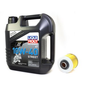 Motorl Set Street 10W40 4 Liter + lfilter MF145