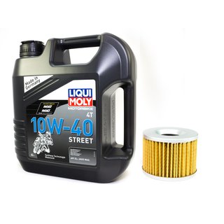 Motorl Set Street 10W40 4 Liter + lfilter MF401