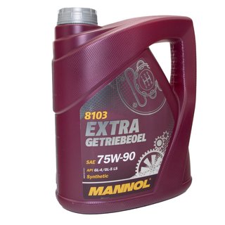 Gearoil Gear Oil MANNOL Extra 75W-90 API GL 4 4 liters