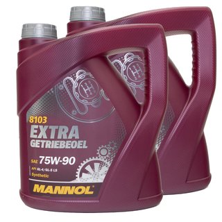 Gearoil Gear Oil MANNOL Extra 75W-90 API GL 4 2 X 4 liters