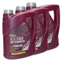 Gearoil Gear Oil MANNOL Extra 75W-90 API GL 4 3 X 4 liters